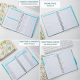A5 2022 Diary Weekly Planner English Version Agenda Spiral Organizer Notebook Goals Habit Schedules Stationery School Supplies