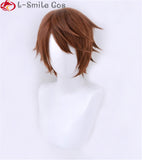 Anime Death Note Yagami Light Cos Wig Short Brown Heat Resistant Hair Pelucas Cosplay Costume Wigs + Wig Cap