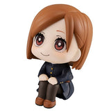 Anime Jujutsu Kaisen Figurine 10cm Cute Gojo Satoru Itadori Yuji Look Up PVC Anime Action Figure Birthday Present