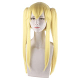 Anime Kakegurui Mary Saotome Meari Wigs Blonde Ponytails Heat Resistant Hair Cosplay Wig + Wig Cap Halloween Accessories