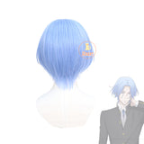 Anime SK8 the Infinity Langa Hasegawa Cosplay Wig Hasegawa Ranga Blue Short Wig Heat-resistant Fiber Hair + Wig Cap Men Women