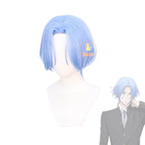 Anime SK8 the Infinity Langa Hasegawa Cosplay Wig Hasegawa Ranga Blue Short Wig Heat-resistant Fiber Hair + Wig Cap Men Women