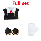 Anime SPY X FAMILY Anya Forger Cosplay Costume Dress Uniform Sock Halloween Carnival Party Aldult Kids Clothes