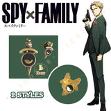 Anime Spy X Family Loid Forger Suit WISE Brooch Cosplay Costume Twilight Metal Yor Forger's Husband Halloween Party Accessory