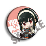 Anime Spy X Family Yor Briar Cosplay Costume Badge Pins Anya Forger Cos Props Loid Twilight Pendant Tinplate Gift for Kids Party
