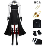 Anime Spy X Family Yor Forger Cosplay Costume Dress Suit Black Red Skirt Set