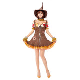 Anime The Wizard Of Oz Scarecrow Cosplay Fancy Party Dress Halloween  Party Suit Carnival Circus Funny Clown Masquerade Costume