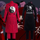 Anime Tokyo Revengers Tenjiku Gang Izana Kurokawa Cosplay Costume Trench Pant Red Uniform Kakucho Hitto Ran Haitani Black Outfit