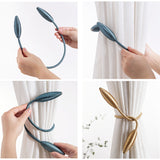 Arbitrary Shape Strong Curtain Tiebacks Plush Alloy Hanging Belts Ropes Curtain Holdback Curtain Rods Accessoires
