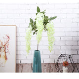 Artificial Flower Wisteria Fake Flower Ceiling Decoration Party Wedding Home Garden Hotel Corridor Living Room Office Decoration