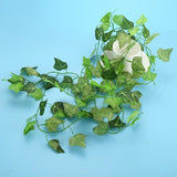 Artificial Hanging Green Leaf Garland Plants Ivy Vine Foliage Fake Plants Party Garden Christmas Festival Home Decoration