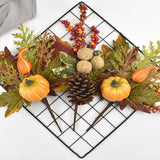 Artificial Simulation Maple Leaf Pumpkin Sunflower Pick Garland Accessories Home DIY Autumn Harvest Thanksgiving Halloween Decor