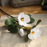 Artificial fake flower leaf magnolia art wedding bouquet party home decoration home decoration diy scrapbook
