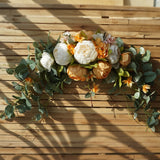 Artificial wreath door threshold flower DIY wedding home living room party pendant wall decor Christmas garland gift rose