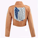 Attack on Titan Shingeki no Kyojin Recon Corps Cosplay Costume Set Leather Shorts Harness Belt Apron Skirt Scouting Legion Cape