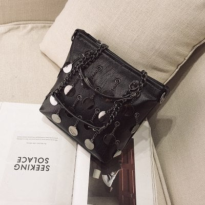 2018 new Korean version personalized tassel pendan handbag single shoulder bag chain bag c126
