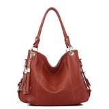 Luxury Women Handbag Tassels Ladies Fashion Tote Genuine Leather Shoulder Messenger Crossbody Bags Sac a Main Femme