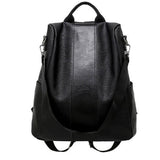Retro Women Leather Backpack College Preppy Scho Bag for Studen Laptop Girls Ladies Daily Back Pack Shop Trip