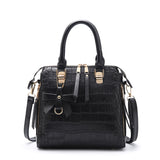 Fashion Casual Tote Double Zipper Women PU Leather Designer Handbags Quality Female Shoulder Bags Ladies Top-handle Bags