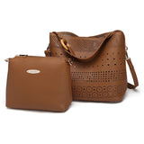 Hollow Ou Women Shoulder Bag Female High Quality Composite Bag Ladies PU Leather Messenger Bag Women Famous Brand