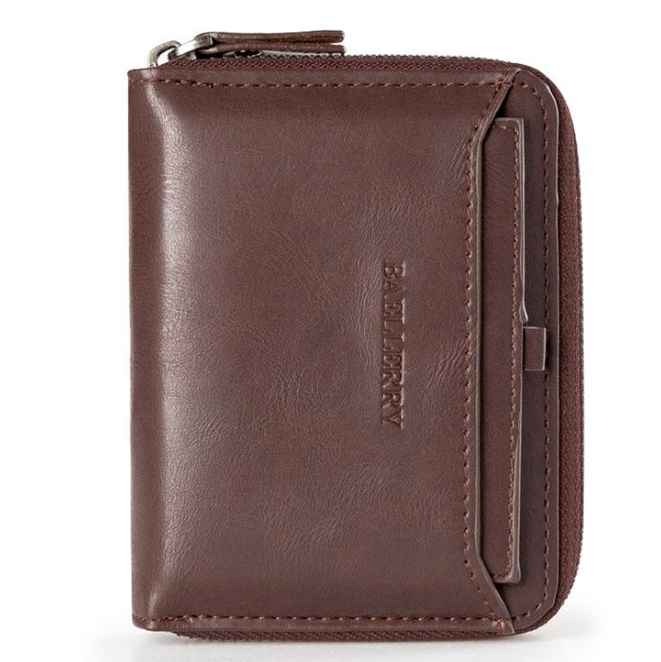 Card Holder Brand Design PU Leather Shor Men walle Fashion Casual Male Clutch Purse with Coin Pocke Gif for Man