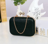 Brand New Woman Evening bag Gold Glittered Hasp Clutch bags Walle Wedding Handbags Party Banque girls shoulder bag