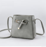 Women Handbag Vintage Messenger Bag Mini Bow Tie Bucke Shoulder Bags Pu Leather Female Crossbody Bags Bolsas Feminina