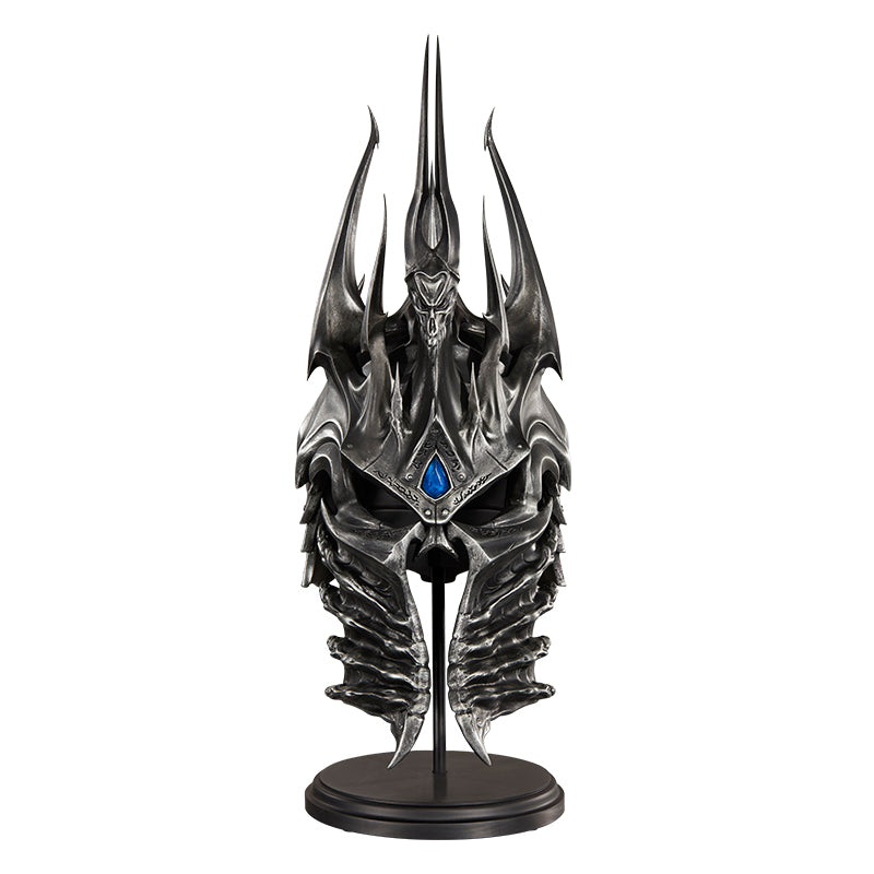 Blizzard 30Th Anniversary Limit Figure Arthas Menethil The Lich King's Helmet Helm of The Overlord Frostmourne Mask Model Toys