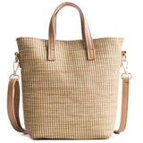 Bohemian Knitting Circular Handbags Summer Bali Hand-Woven Rattan Bag Embroidery Shoulder Crossbody Bags Beach Straw Bag KL424
