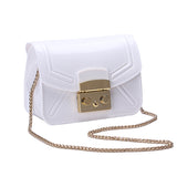 B Feminina Women Bag Swee Silicone Chain Crossbody Bags For Teenager Girl Fashion Summer Jelly Messenger Bags Luxury Ladies