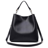 Black Bucke Bag Women's Leather Handbags Se Luxury Handbags Women Bags Designer Red Ladies Hand Bags for Women 2018