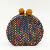 Multicolored Woven Round Circular Bags For Women 2018 Designer Evening Party Clutch Chain Shoulder Handbag Purse