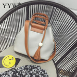 Brand Luxury Women's PU Leather Handbags Beige Shoulder Bag for Women 2018 New Tote Bags Famous Brands Lady's Crossbody Bag
