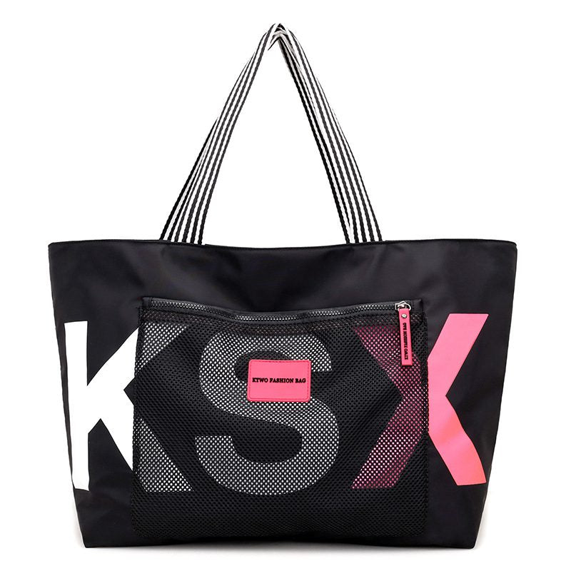 Brand Women Handbags Ladies Messenger Bags Nylon Travel Casual Tote Large Capacity Waterproof Female Beach Shoulder Bag S1412