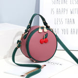 Brand Women'S Fashion Genuine Leather Small Shoulder Bags Round Crossbody Bags For Girls Messenger Bags For Female Bolso Mujer