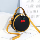 Brand Women'S Fashion Genuine Leather Small Shoulder Bags Round Crossbody Bags For Girls Messenger Bags For Female Bolso Mujer