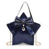 Brand chain shoulder bag female fashion Star handbags women famous brands Glitter Sparkling Small messenger bags high quality