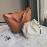 Brand design women shoulder bag Large capacity Chain bucke Handbags Quality PU leather Women's Totes Shopping Bag b feminin