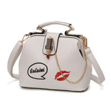 Brand red lip seal chains lipstick decoration handbag hotsale laides purse women evening clutch messenger shoulder bags