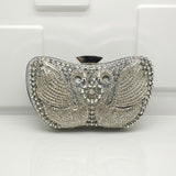 Bridal wedding party purses women evening party bag cross body bag diamonds luxury swan crystal purses elegan handbag