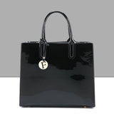 Brig Solid Paten Leather Women Fashion Bags Ladies Simple Luxury Handbags Casual Shoulder Messenger Bags Sac A Main Tote bag