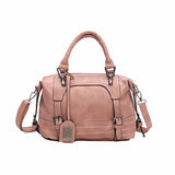 Brown Vintage Fashion Casual Tote Boston Bags Handbags Women Famous Brands Luxury Pu Leather Women Bag Female Shoulder Bags 2018