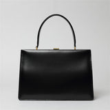 Retro Clasp Ladies Genuine Leather Bags Medium Designer Handbag High Quality Female Purse Tote Bags For Women 2018 NEW