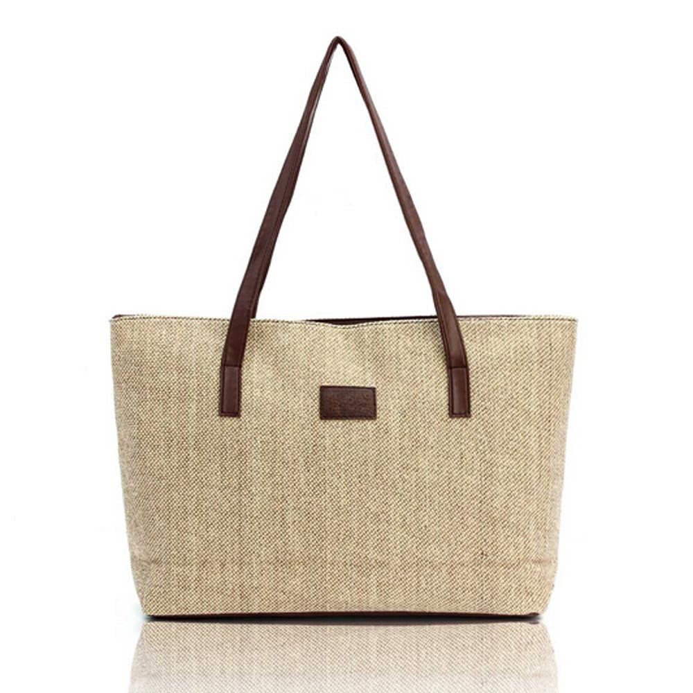 Women Fashion Canvas Handbag Shoulder Bags Shopping Linen Casual Totes   ma29m30