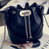 Women's Handbag PU Leather Bucke Bag Shoulder Bags Designer Hand Bags For Women purses and handbags