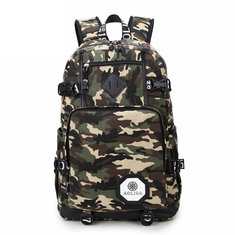 Camo Backpack Men Preppy Style Scho Backpacks for Boy Girl Teenagers High Scho Middle Scho Bags Large Capacity