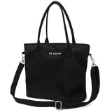 Casual Beach Ladies Canvas Bags Shoulder Bag Female HandBags Crossbody Bag For Women Girls White Black Tote Bags B Feminina