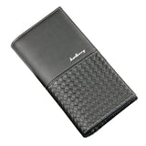 Casual Leather Walle Long Card Holder For Men Ho Sale PU Leater Purse Wallets Male Bags Long Black Brand Fold Card Holders