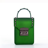 2018 new mini messenger bag chain mobile phone bag matte jelly package vertical summer pouch women handbags