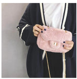 New Ho Sale Winter Chains Women Bags Fashion Woman Faux Fur Bag For Ladies Flap Messenger Bags
